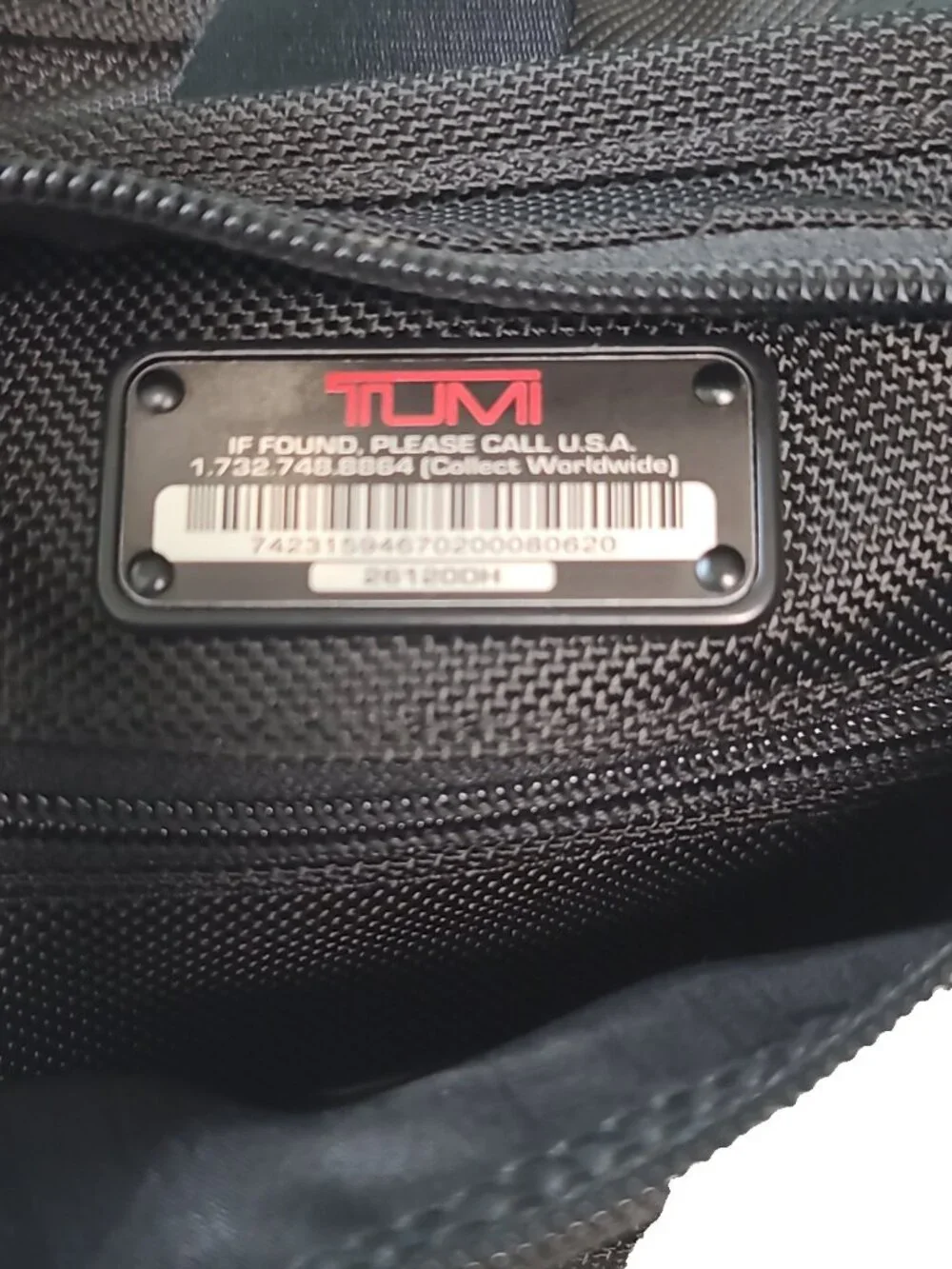 Tumi Small Screen Alpha Briefcase Black